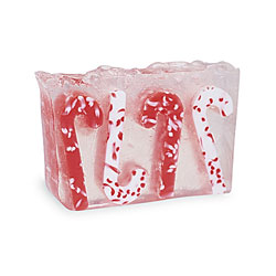 Primal Elements Handmade Glycerin Soap, Candy Cane