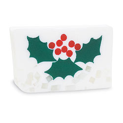 Primal Elements Handmade Glycerin Soap, Holly Berry